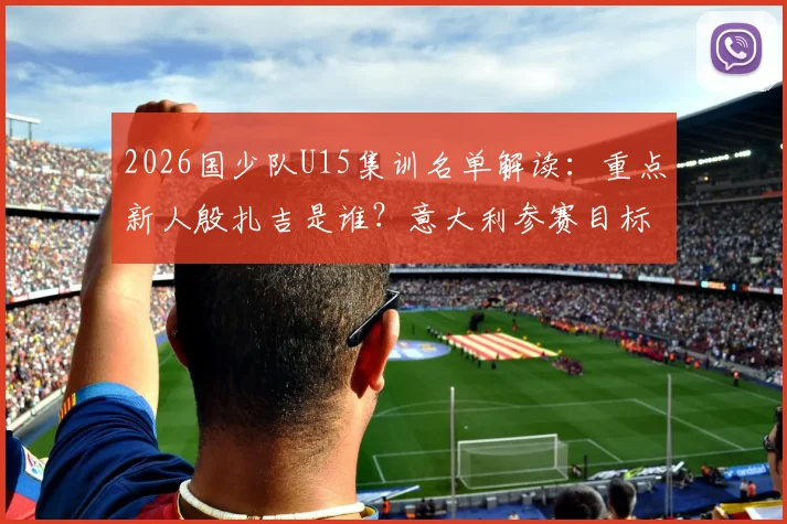 2026国少队U15集训名单解读：重点新人殷扎吉是谁？意大利参赛目标与选拔标准一览